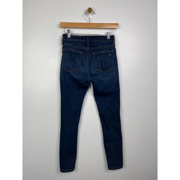 Rag & Bone High Rise Skinny Bedford Denim Jeans Women's Blue Size: 24 NWOT - Picture 5 of 10